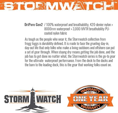 Miniatura 3 de FROGG TOGGS Chaqueta impermeable Stormwatch para hombre