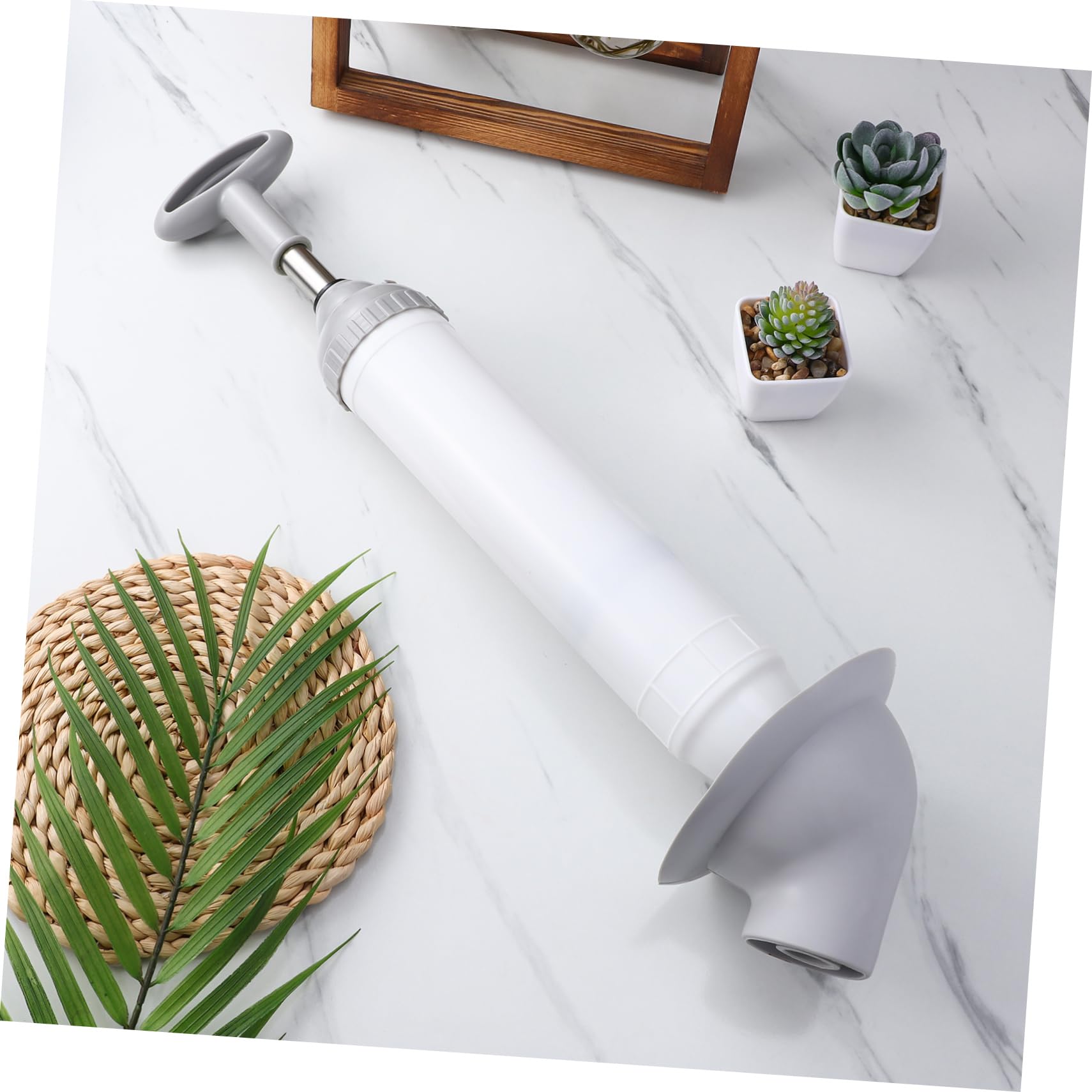 Angoily Sbloccatore WC ad Alta Pressione, Sturalavandini per Scarico Pavimento, Testina Curva, Struttura Robusta in Acciaio Inox e Pp, Bagno e Cucina
