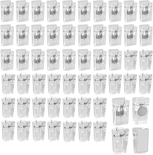 60 ganchos para tapiz, autoadhesivos y magnéticos para colgar en la pared para tapiz, póster y foto, ganchos decorativos libres de daños para el