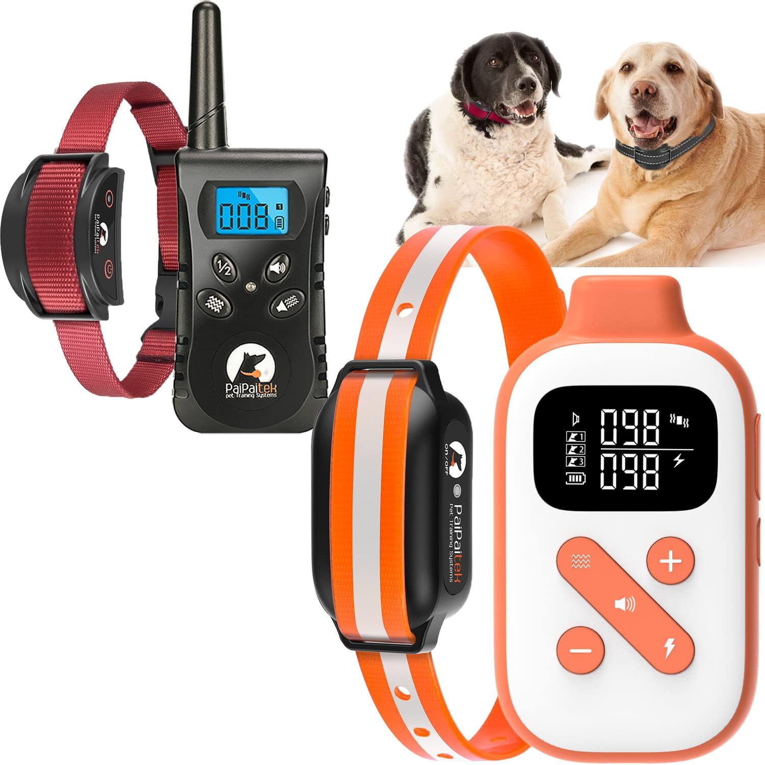PaiPaitek Dog Bark Collar with Remote and Automatic Mode