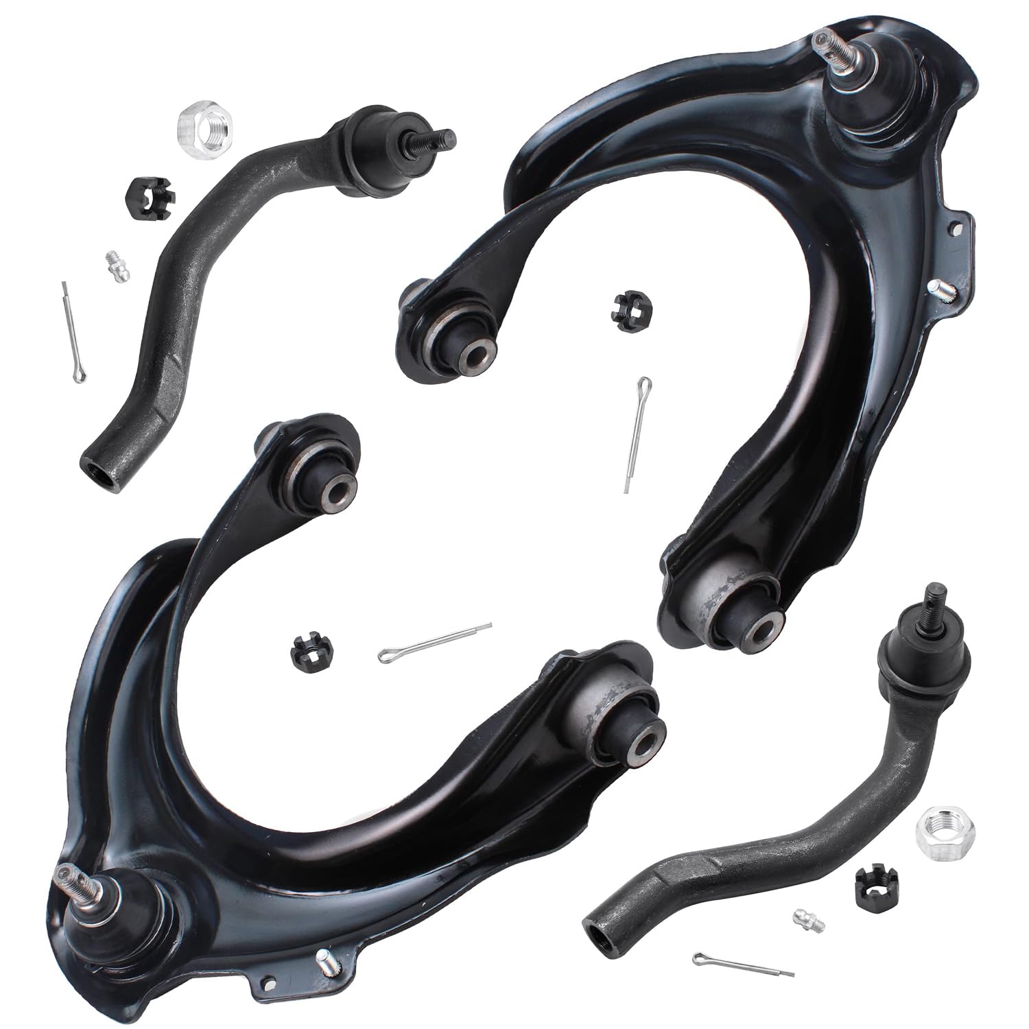 Detroit Axle - 4pc Front End Control Arms Kit for 04-08 Acura TSX, 03-07