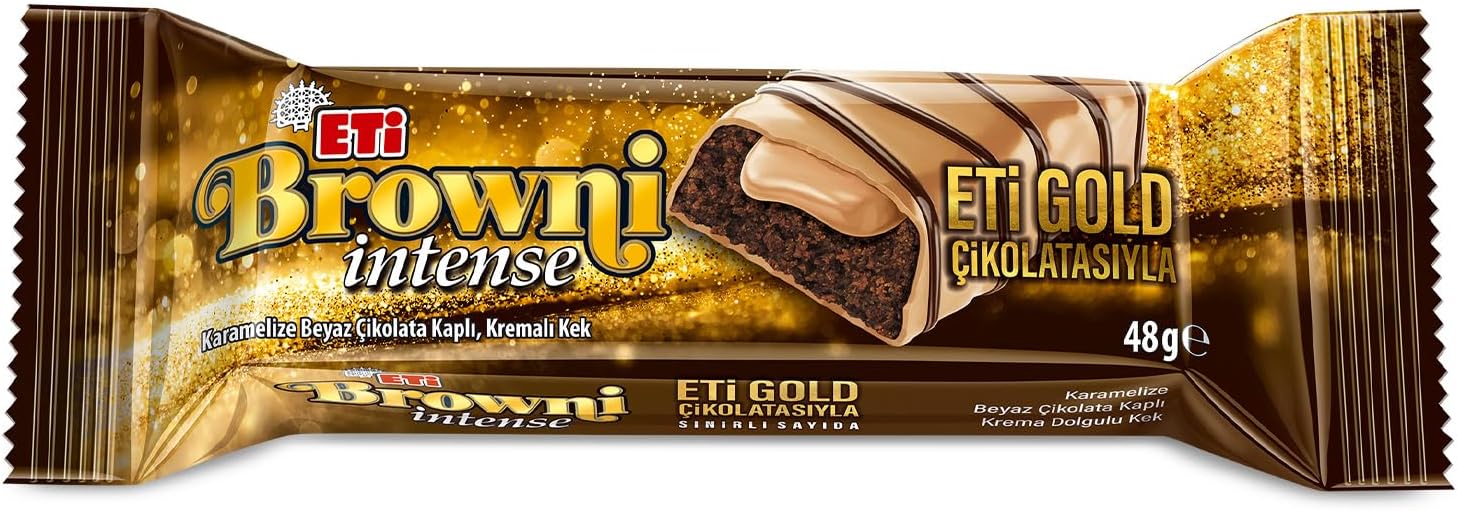 Eti Browni Intense Gold Çikolatalı Kek 48 g x 16 Adet