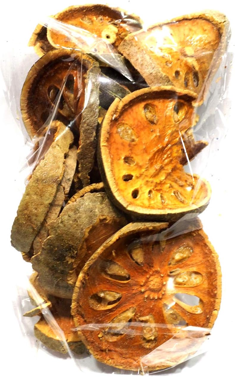 Organic Dried Bael Fruit 100% Natural for Healthy Net Wt 100 G X 3 Packs