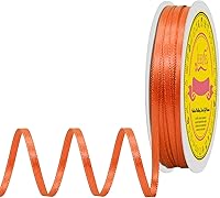 Vista 105 de Cinta de satén plateada de doble cara de 1-1/2 pulgadas x 50 yardas, cinta plateada de poliéster para envolver regalos, muy adecuada para bodas
