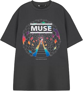 Vanilla Underground Muse Unisex Black Short Sleeved T-Shirt | Origin of Symmetry Graphic Tee | Music Band Apparel Top