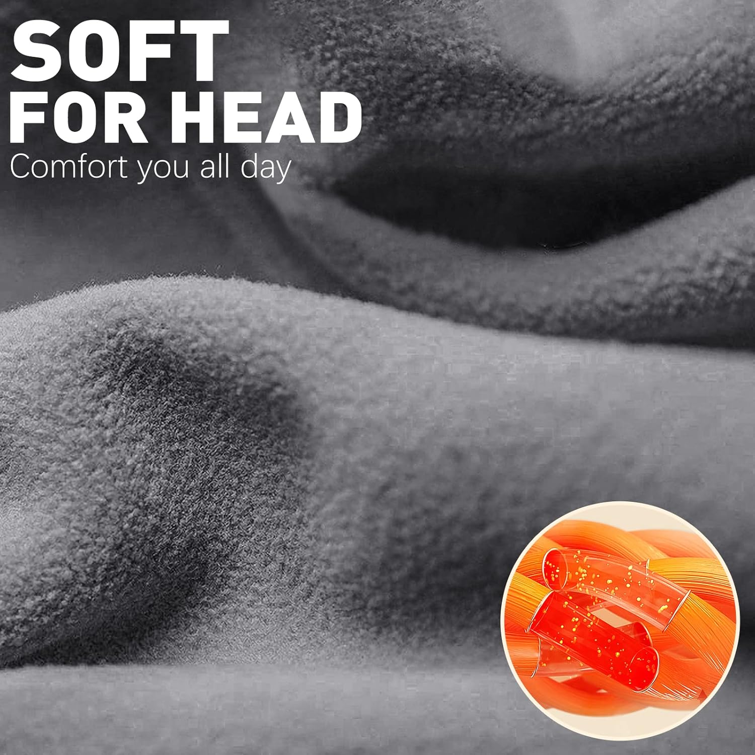 JOEYOUNG Fleece Ear Warmers for Men Women Kids - Winter Headband Ear Muffs Ear Covers for Cold Weather Running Cycling Ski - Image 4