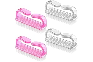 Larbois Hand Fingernail Brush Cleaner Scrubbing Kit for Pedicure and Nail Care