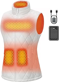 Wulcea Graphene Heated Vest For Women 7.4V Fast Charge Large Capacity Battery