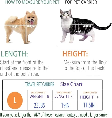 Miniatura 9 de Transportador de gatos para perros y mascotas, bolsas para gatos pequeños y medianos, perros y cachorros de 15 libras, de lado suave, aprobado por