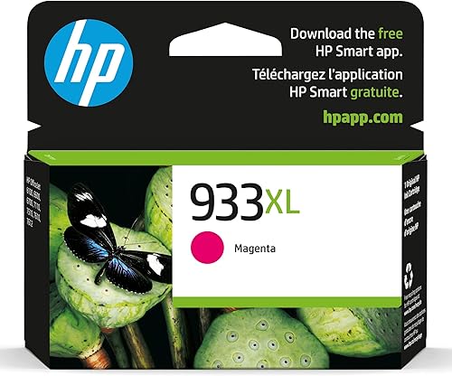 HP 933XL CN055AN cartucho de tinta original de alto rendimiento, color magenta