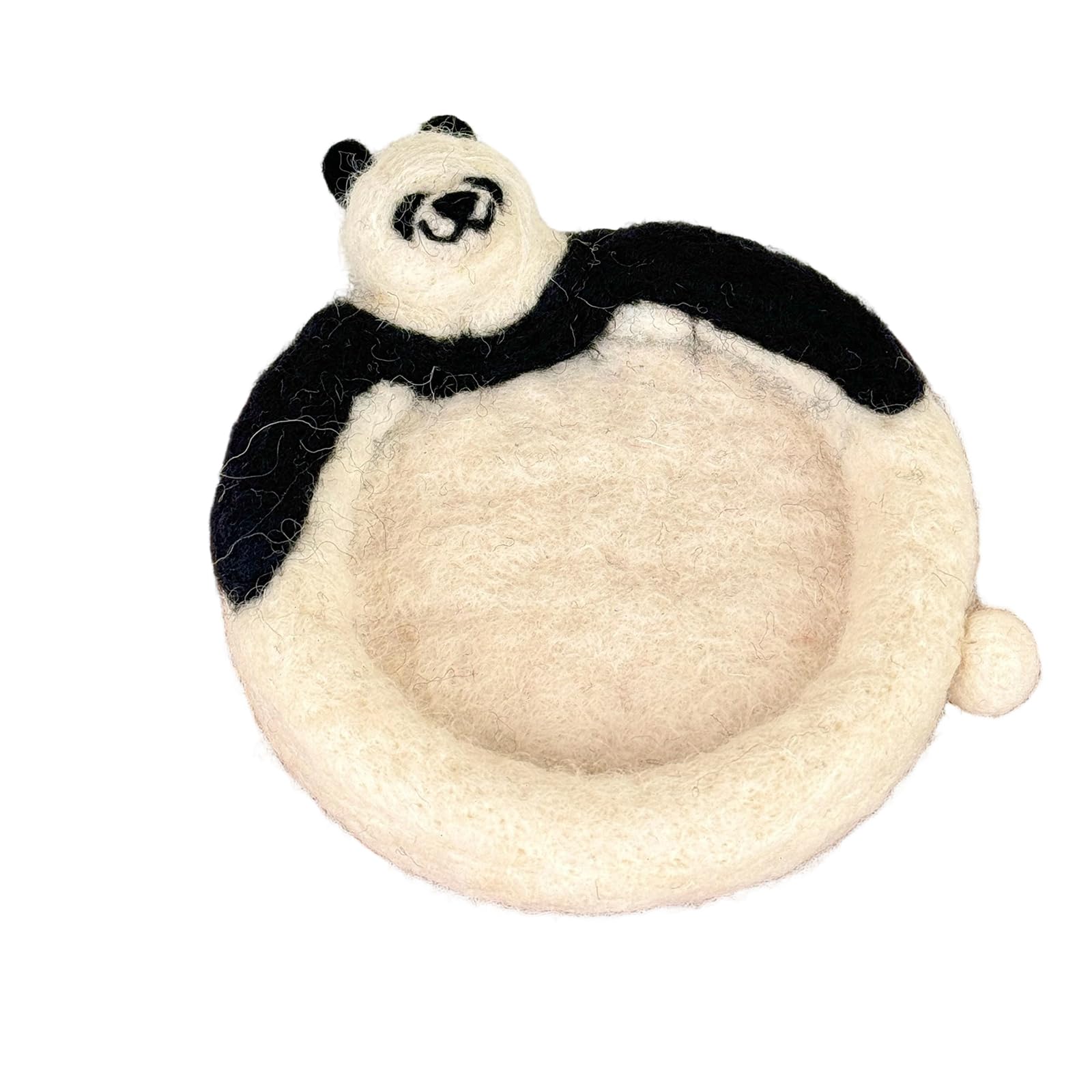 Multi Purpose Animal Themed Wool Felt Coasters Dinning Table Mat for Kitchen Use Decorative Item Simple Coasters