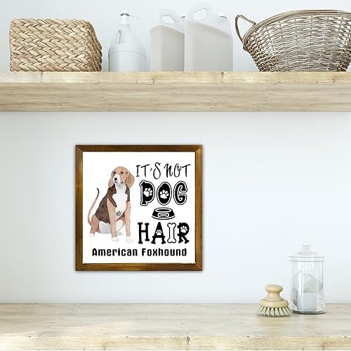 Vista 11 de Letrero de madera con texto en inglés «It's Not Dog Hair» («It's Not Dog Hair» American Bully Dog Dog), regalo decorativo para la pared del hogar