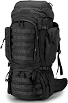 Mardingtop 60L Sac à dos militaire pour randonnée,camping,Hunting, Sac à sac avec couverture de pluie