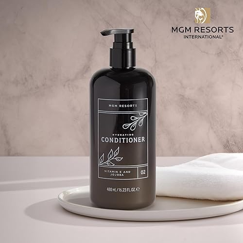 Miniatura 2 de MGM Resorts Acondicionador hidratante - Vitamina E y aceite de jojoba - Aroma de higo, arándano y bergamota - Acondicionador de hotel - 16.23 oz