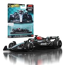 Hot Wheels Premium – Formula 1 auto da corsa, modellino die-cast in scala 1:64 da collezione, con pneumatici Real Riders, carrozzeria e telaio in metallo, giocattolo per fan e collezionisti, JBM16