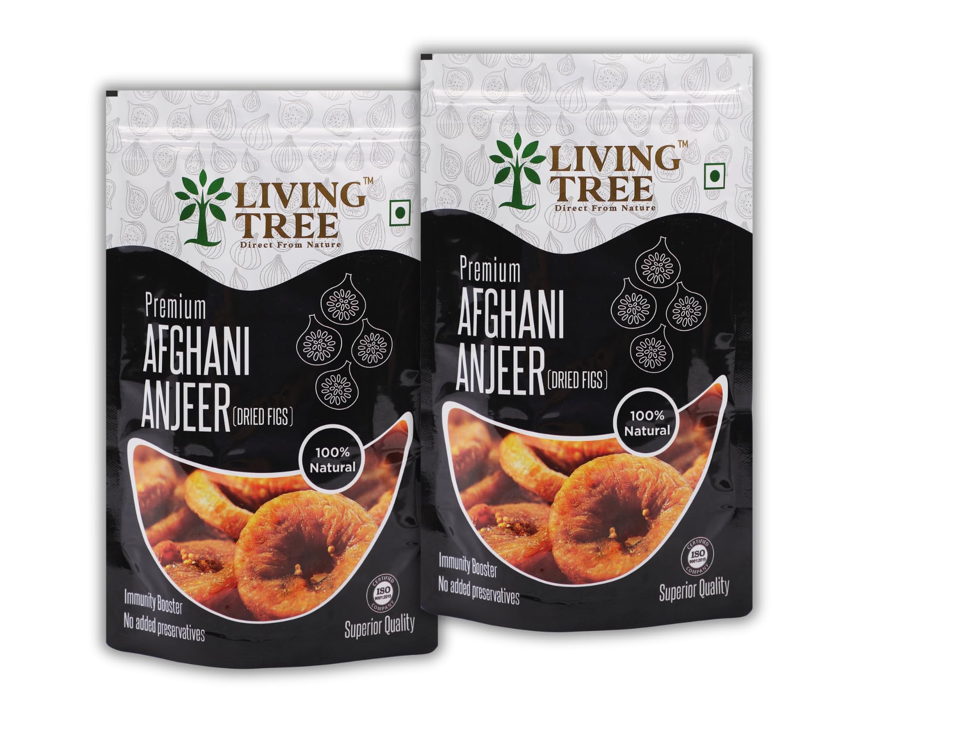 Living Tree Premium Afghani Anjeer (Dried Figs), 250g (Pack of 2) (B0CVXTHTHM) Amazon Price History, Amazon Price Tracker