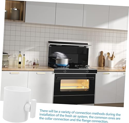 Miniatura 7 de Válvula de control de 4 pulgadas, manguera de ventilación para secadora de aire, inserto de conductos para campanas extractoras, ventilador manual