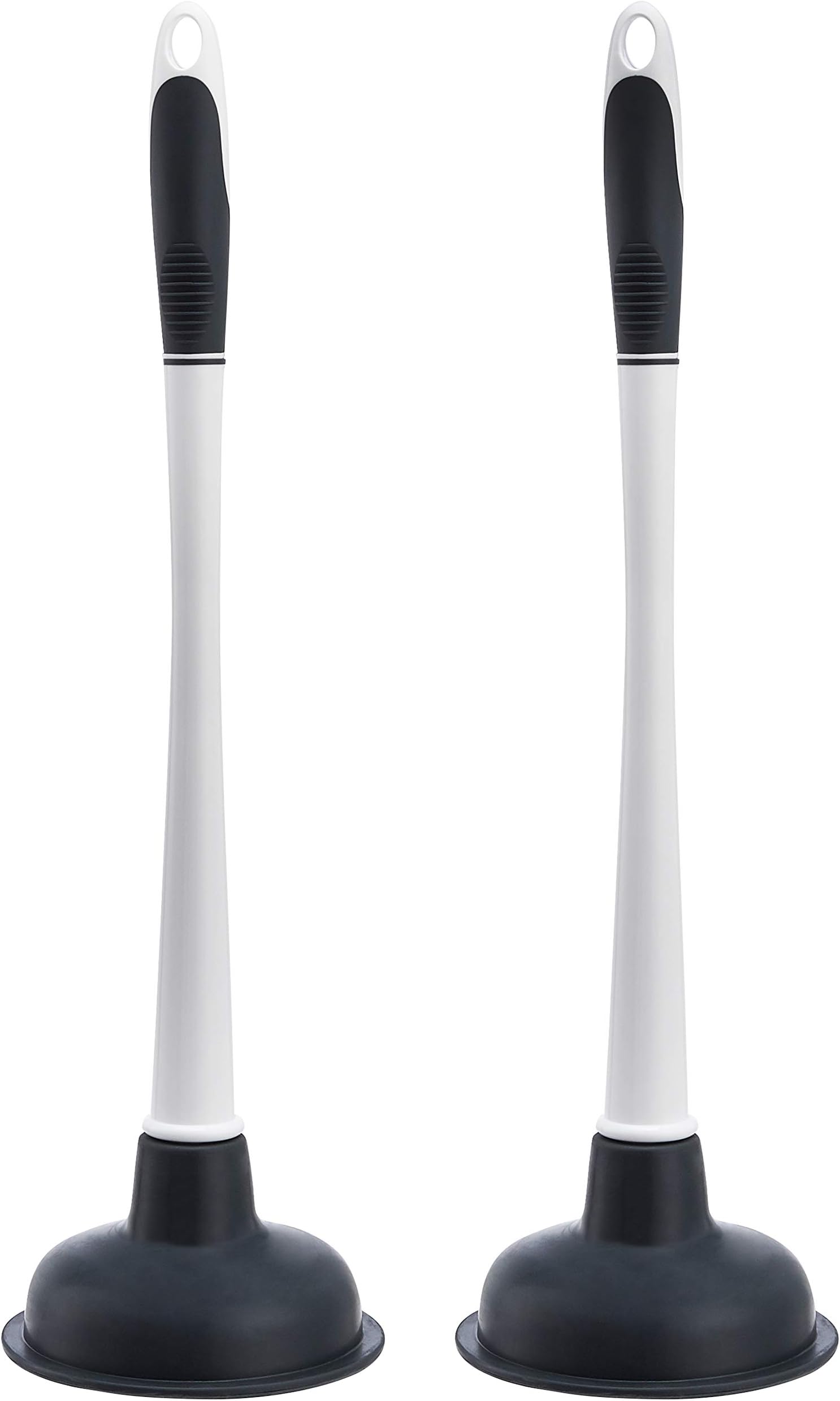 Amazon Basics Sturdy Sink Plungers with Strong Suction, 2-Pack
