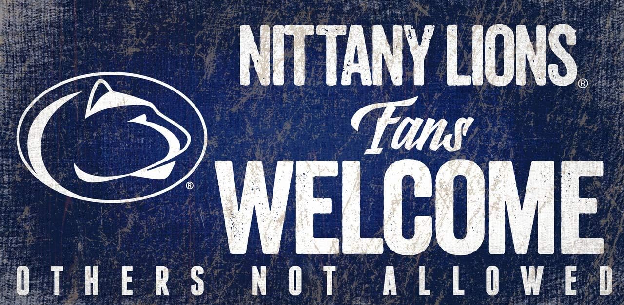 Fan Creations C0847-Penn State Penn State University Fans Welcome Sign, Multicolor
