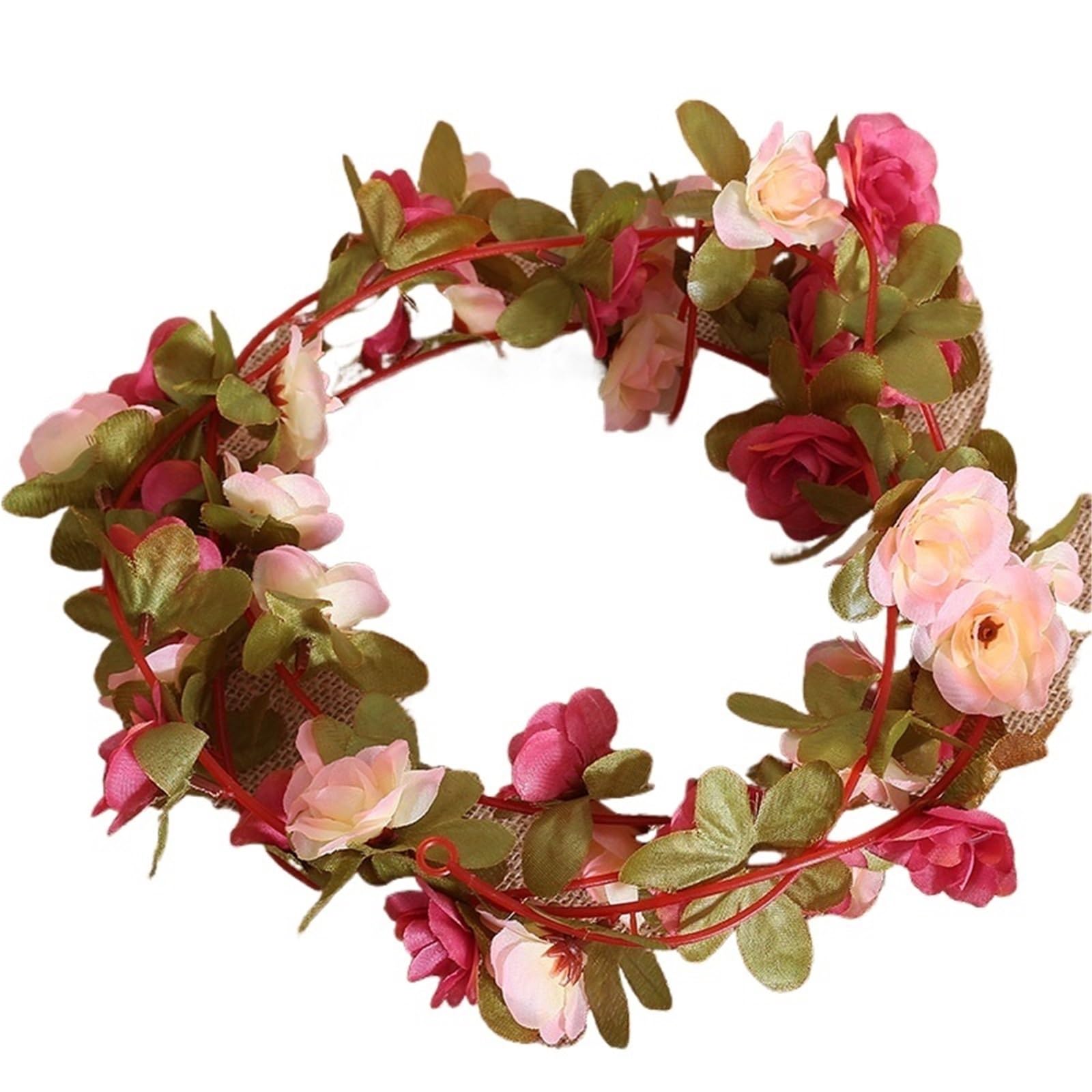 LuoAXINN Artificial Rose Vine Artificial Flower Silk Vine