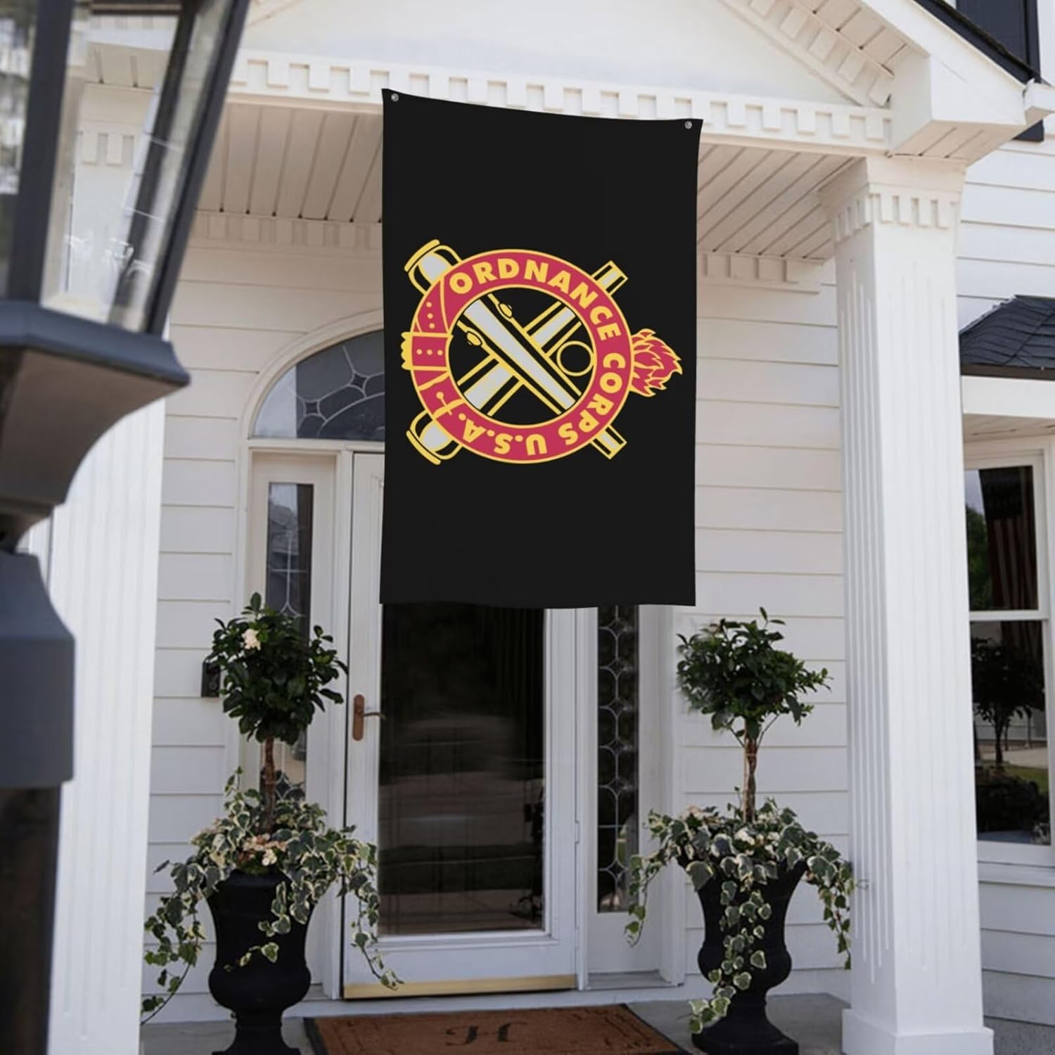 Us Army Ordnance Corps Flag Indoor Outdoor Yard Decoration Flag 5x8 For Outdoors Garden Flag