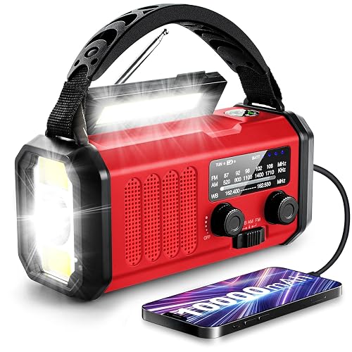 Emergency Weather Radio NOAA 10000mAh Solar product photo (Emergency Radios) — ScooterReviewPro review