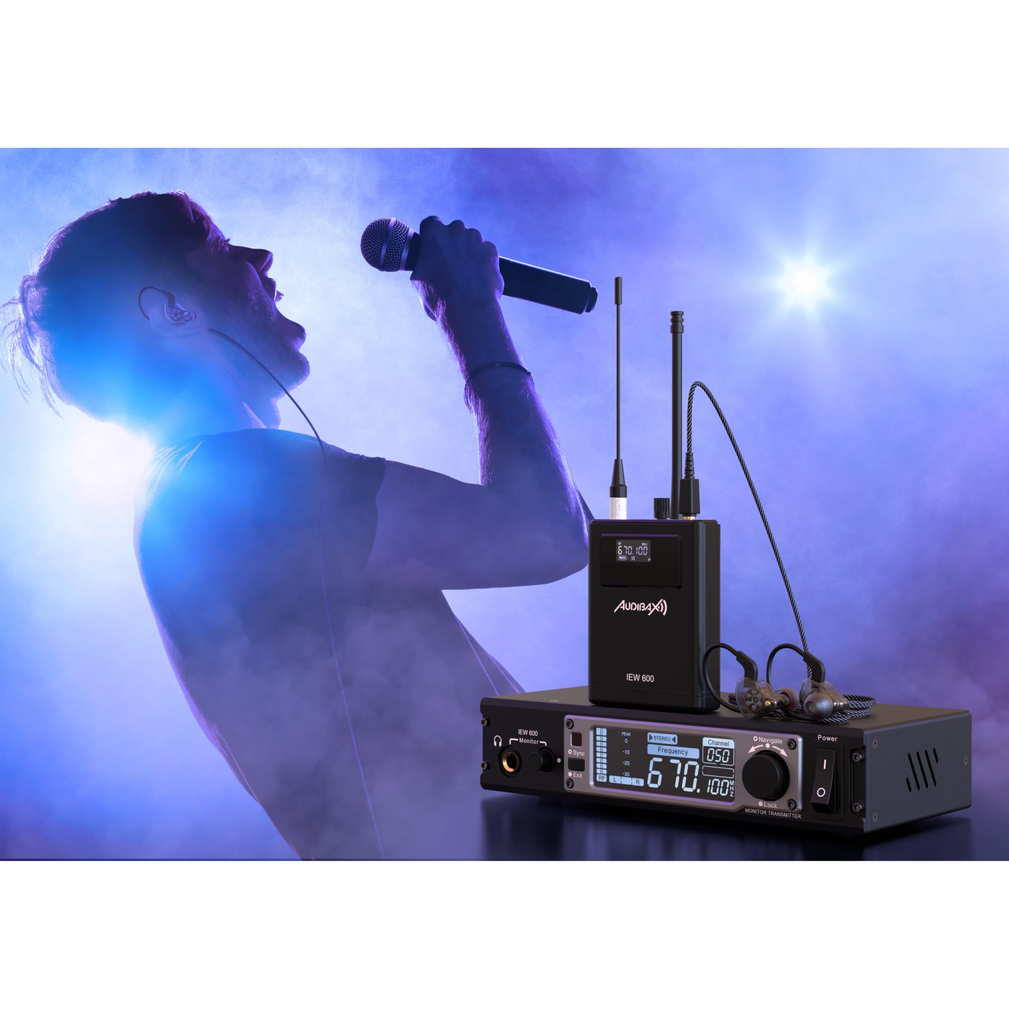 Audibax IEW 600 Sistema In Ear Inalámbrico