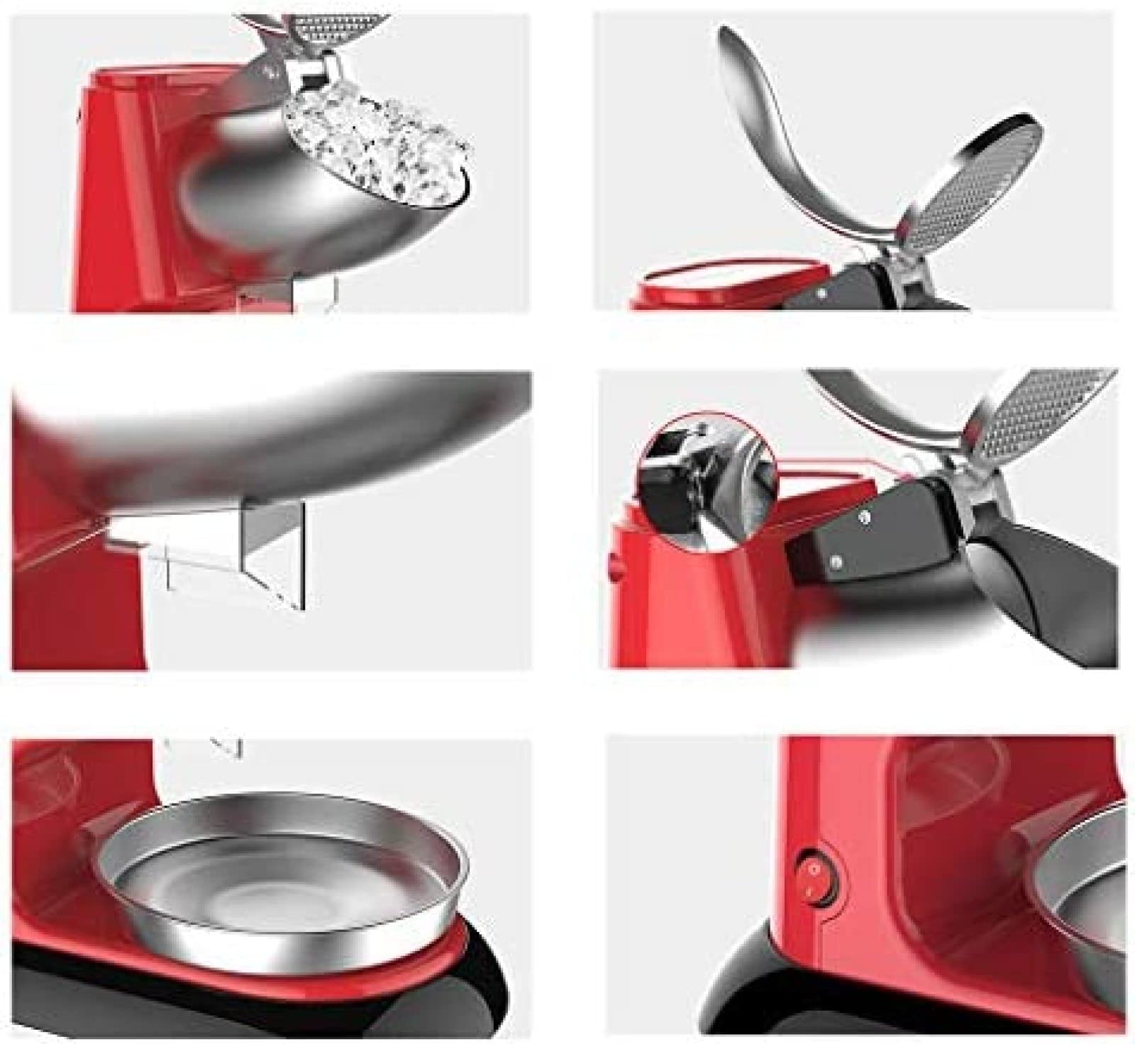 Rasoir à Glace électrique - Lame Inox, Broyage Efficace Pour Jus Et Granités