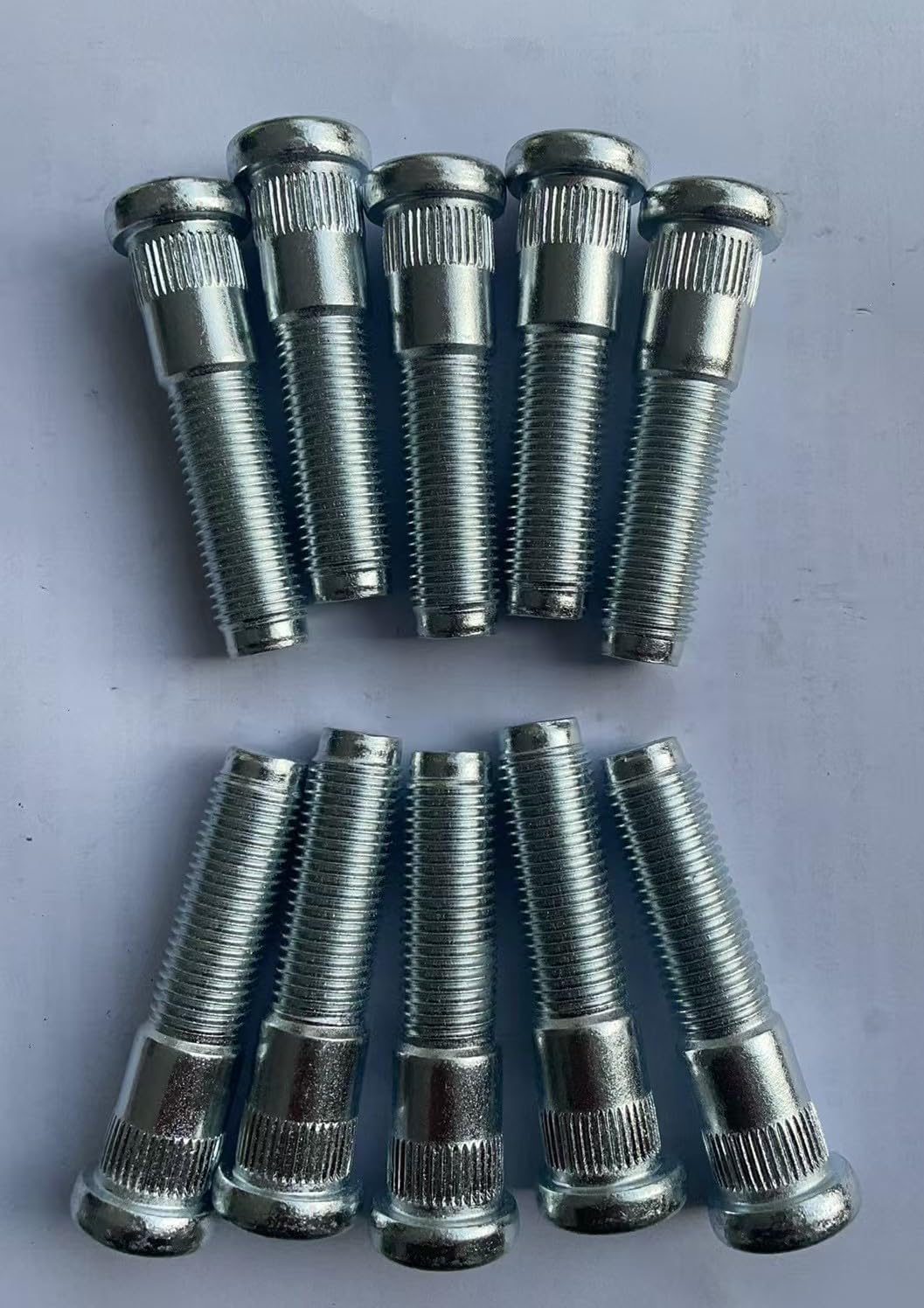 10PCS M14x1.50 Serrated Wheel Stud Bolts 610-615 0.620' Knurl, 2.35 in Length Replacement for Select Tesla Dodge Durango Ram 1500 4000/ for Jep Grand Cherokee