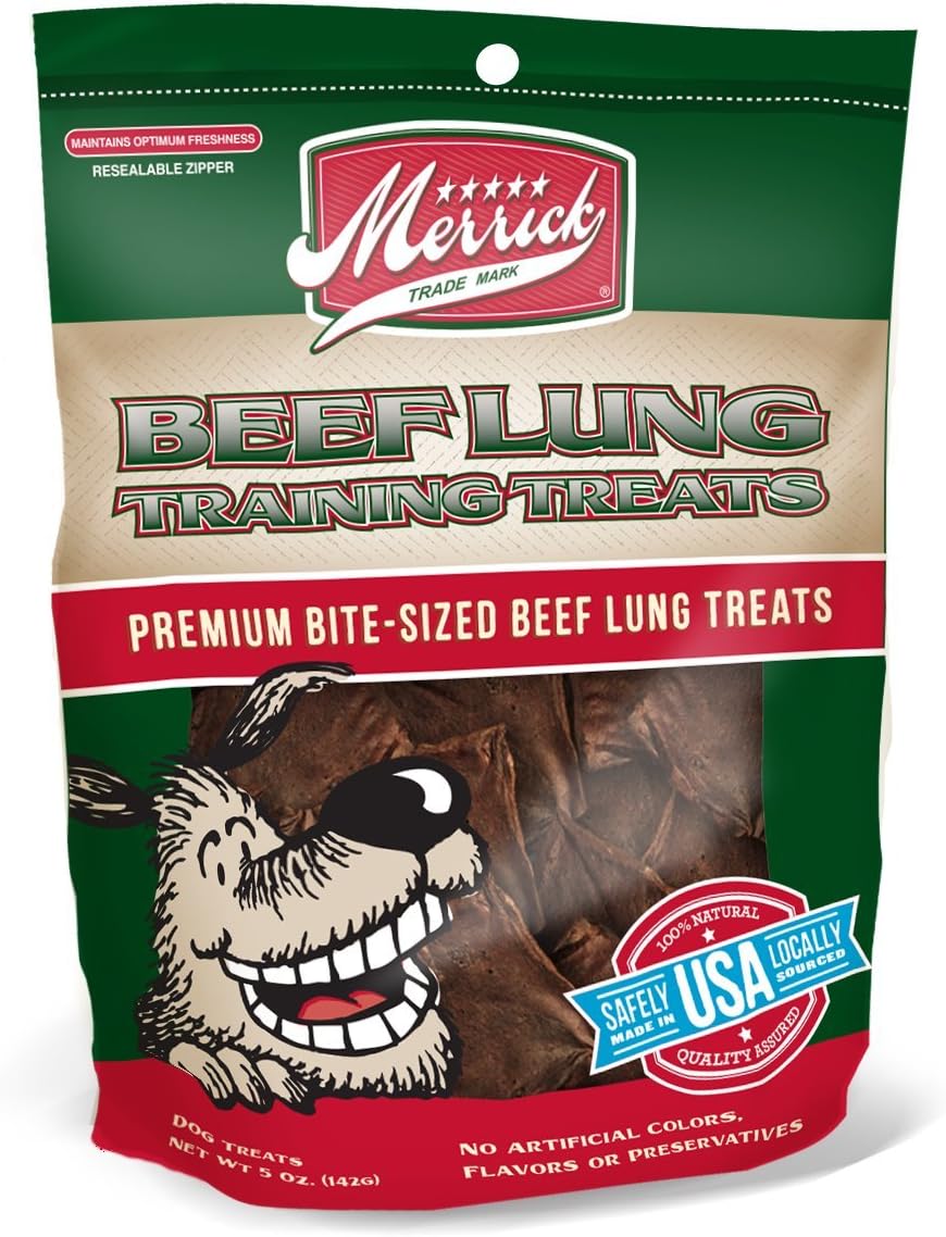 Merrick 5-Ounce Beef Canine Training Treats, 1 Bag