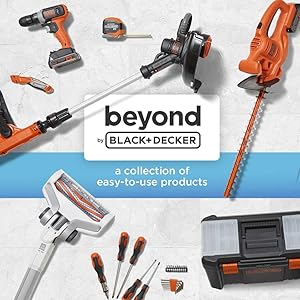 beyond by BLACK+DECKER 20V MAX String Trimmer / Edger, 12-Inch (LST522E1AEV) beyond by BLACK+DECKER 20V MAX String Trimmer / Edger, 12-Inch (LST522E1AEV)