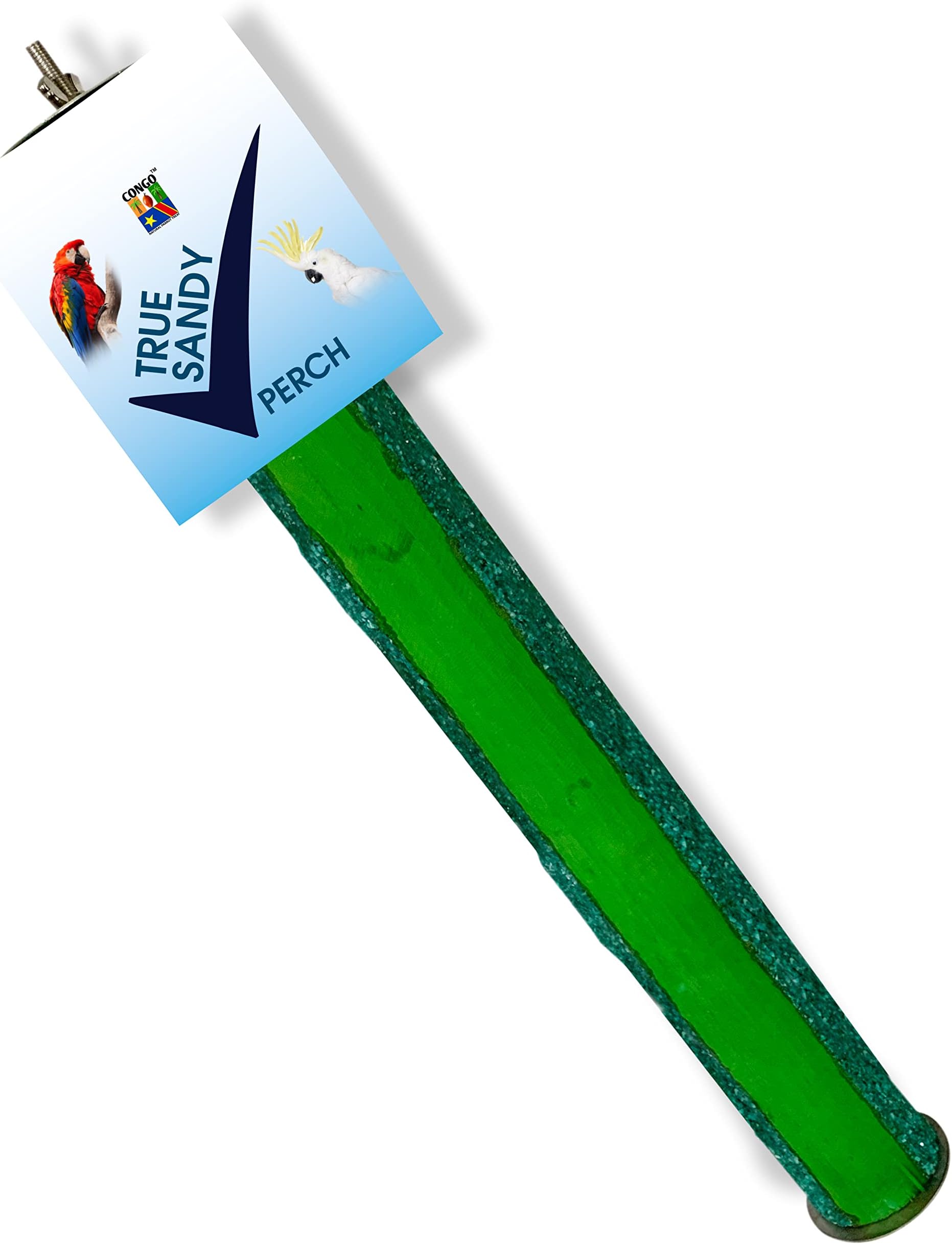 - Congo® 18 inch True Sandy Sand Perch for Specially Nail Grinding for Macaw, Cockatoos and Other Big Birds (18 Inch)