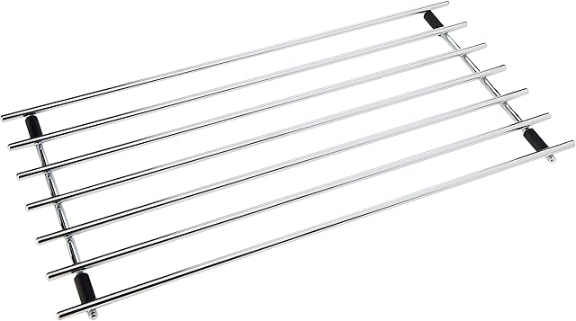 Dexam 17830526 Chrome Rectangular Trivet, 44 x 24cm