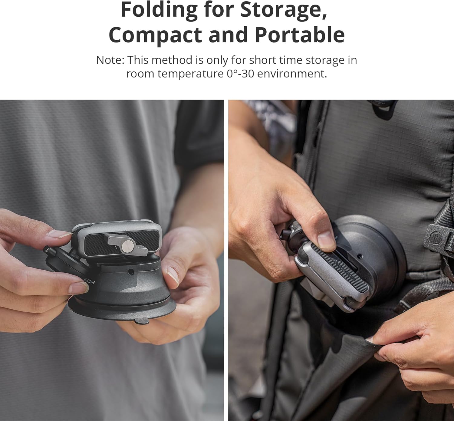 PGYTECH CapLock Suction Cup Car Mount, Quick Release for Action Camera, 1/4"-20 Thread Adapter, Compatible with DJI OSMO Action 6/5 Pro/Pocket 3/Xtra Muse, Gopro 13/12, Insta360 Ace Pro 2/X5/ONE RS/R - Image 5