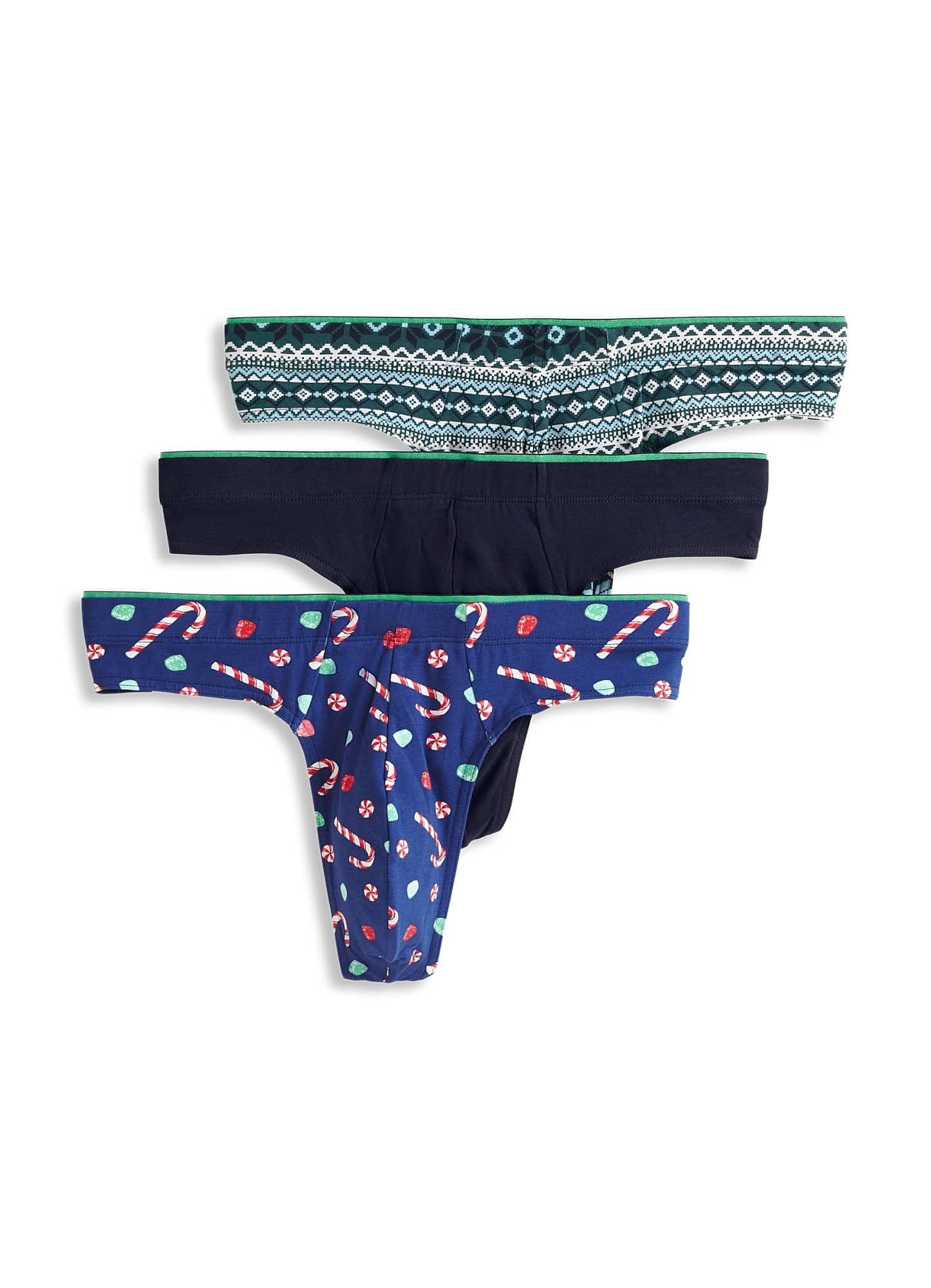 Jockey Men's Underwear True Style Thong - 3 Pack