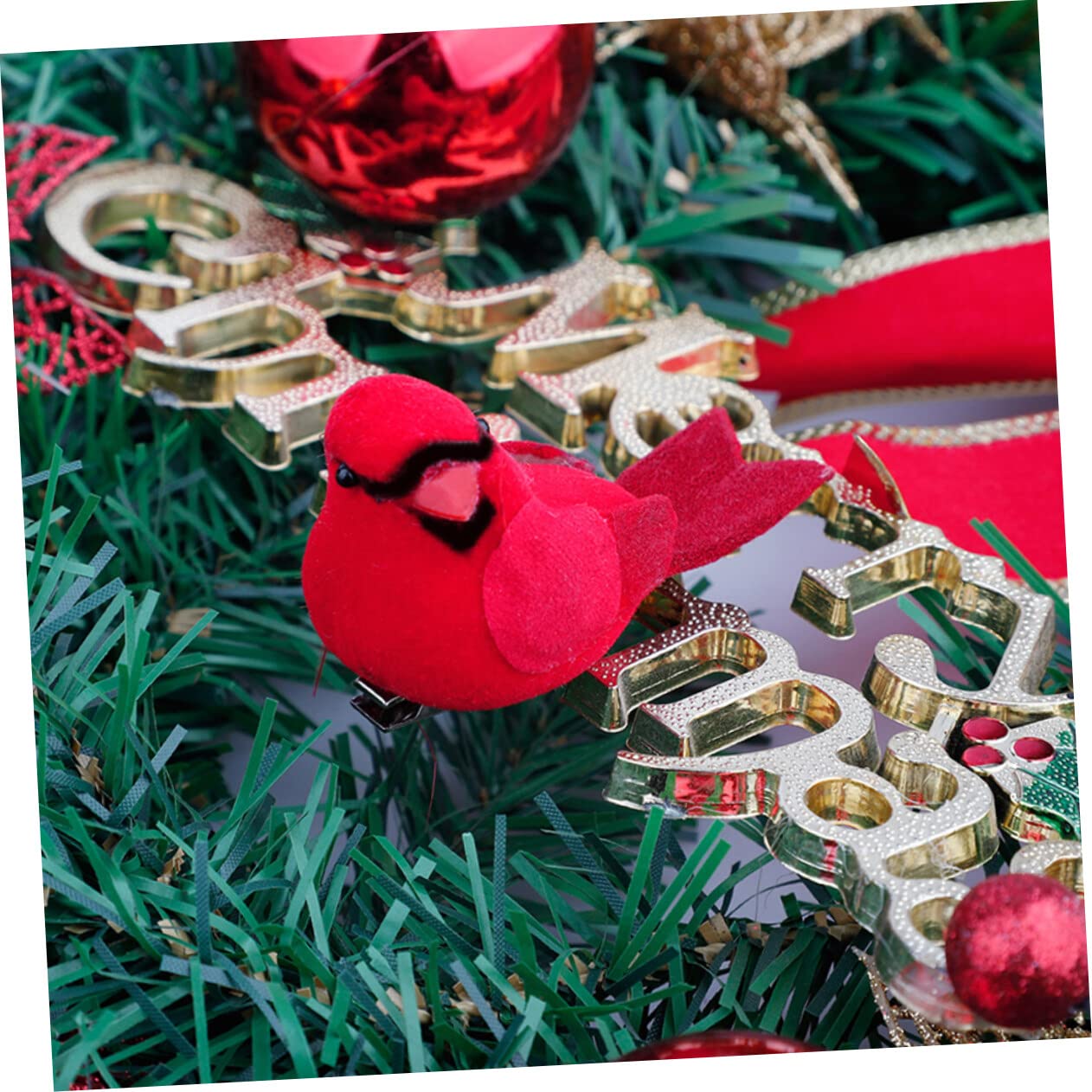 FOMIYES Decorazione Natalizia 30 Pz Ciondolo Uccello Rosso Di Natale De Para Guirnaldas Artificiales Para Uccelli Di Natale Ciondolo Artificiale Cardinale Uccello Femmina Schiuma