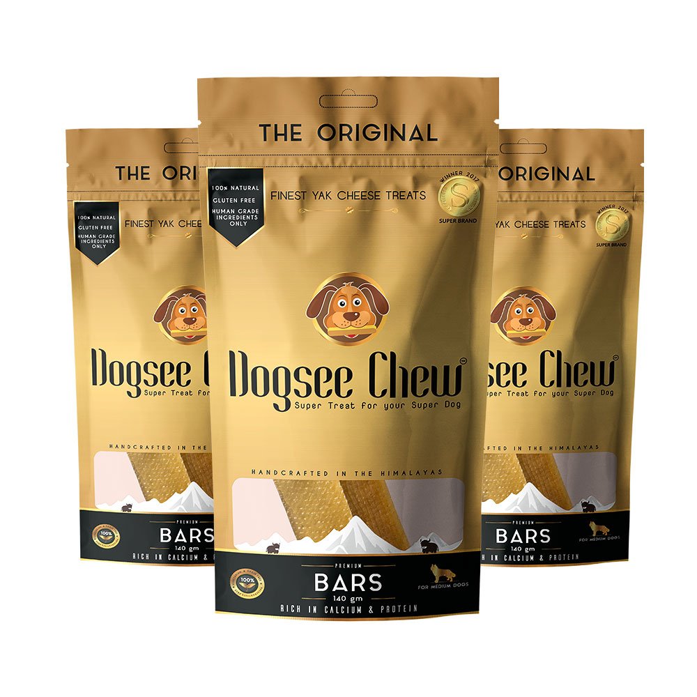 Dogsee Chew Bars (Pack of 3), 100% Natural Himalayan Cheese Based Dental Chews for Dogs (Medium Bars) (B07Q3GDPZN) Amazon Price History, Amazon Price Tracker