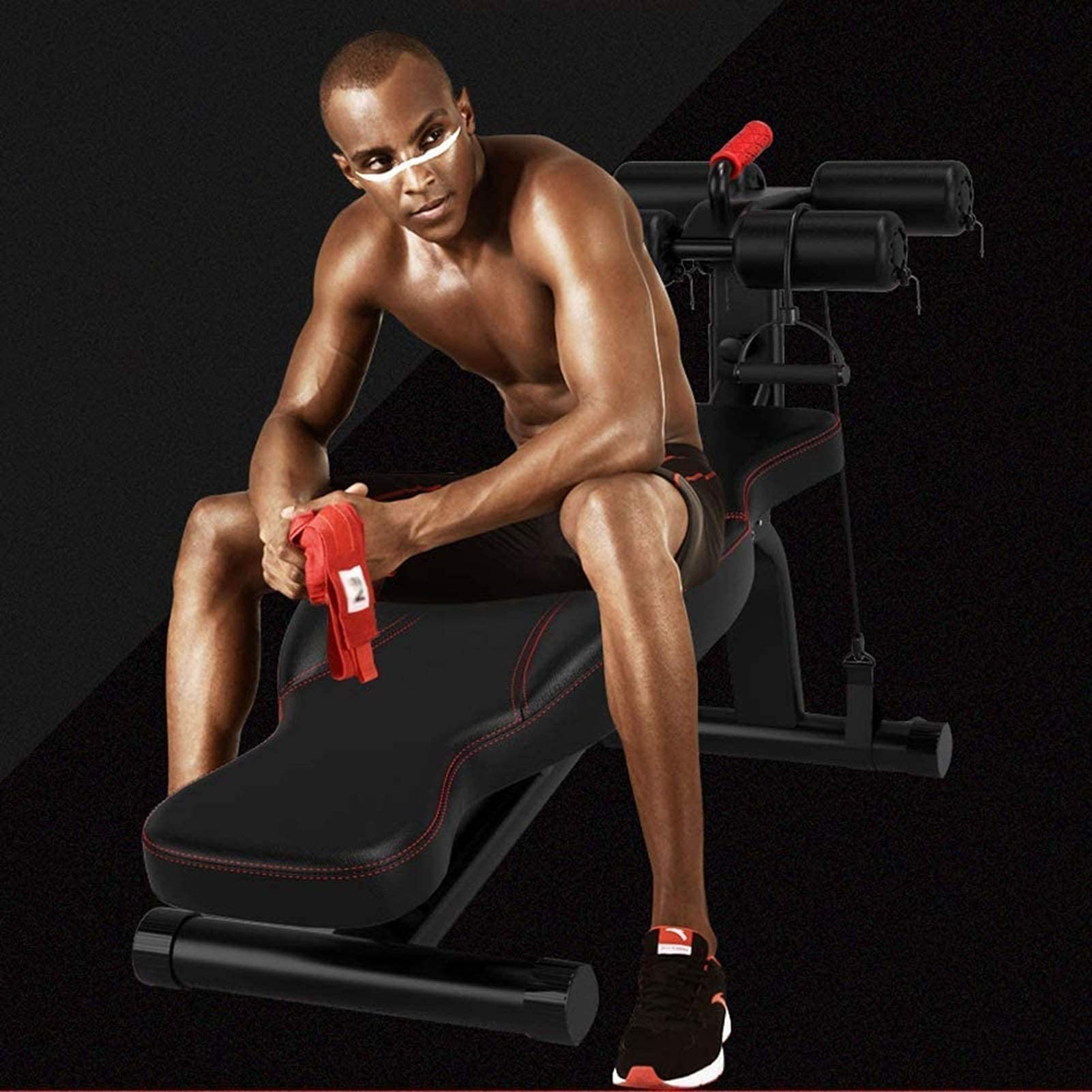 Ławka do ćwiczeń, ławki fitness Ławka do hantli Krzesło do fitnessu Domowa wielofunkcyjna deska do brzuszków Sprzęt do ćwiczeń mięśni brzucha Składany stół do ćwiczeń