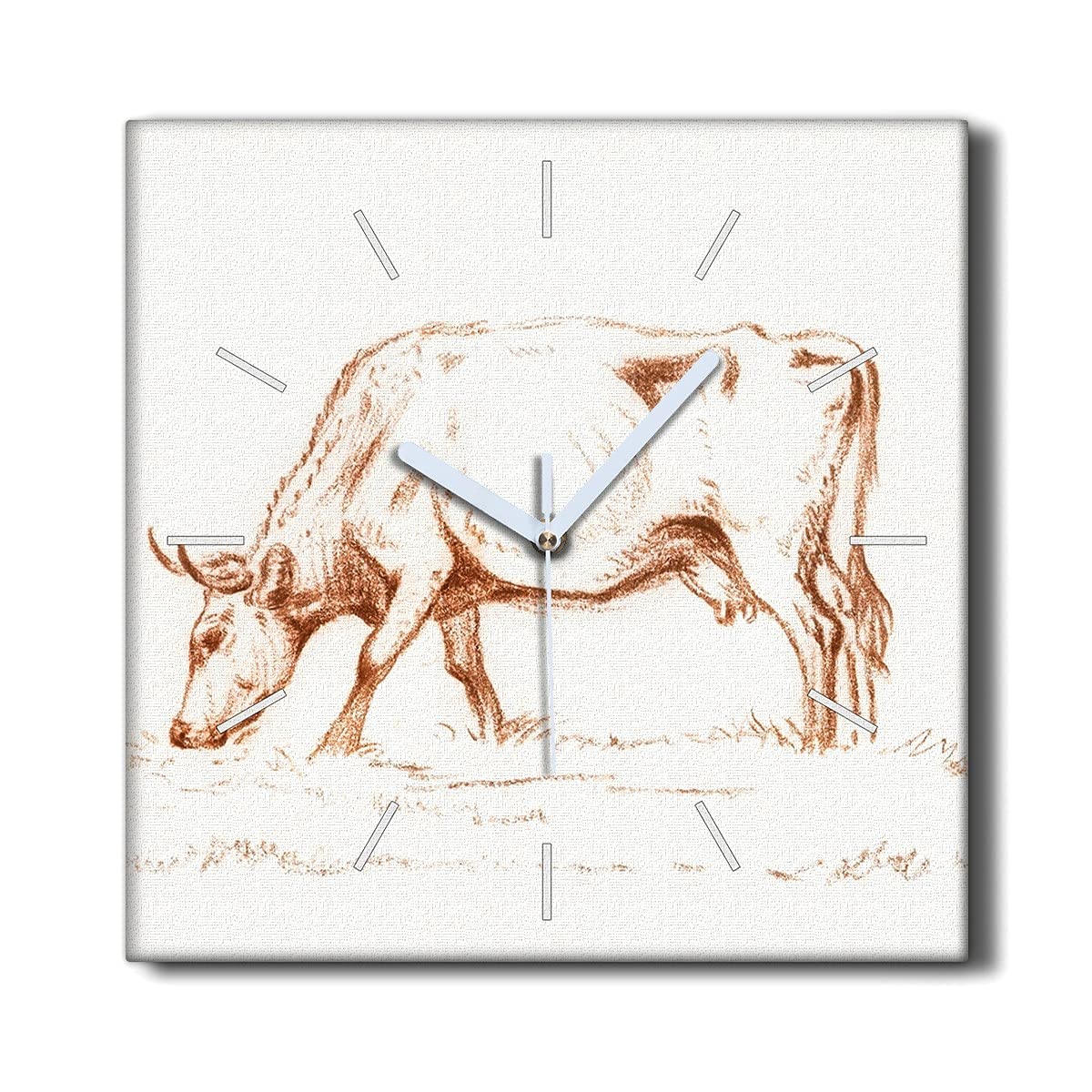 Horloge de salon motif vache pour sublimer l'ambiance chaleureuse de votre maison
