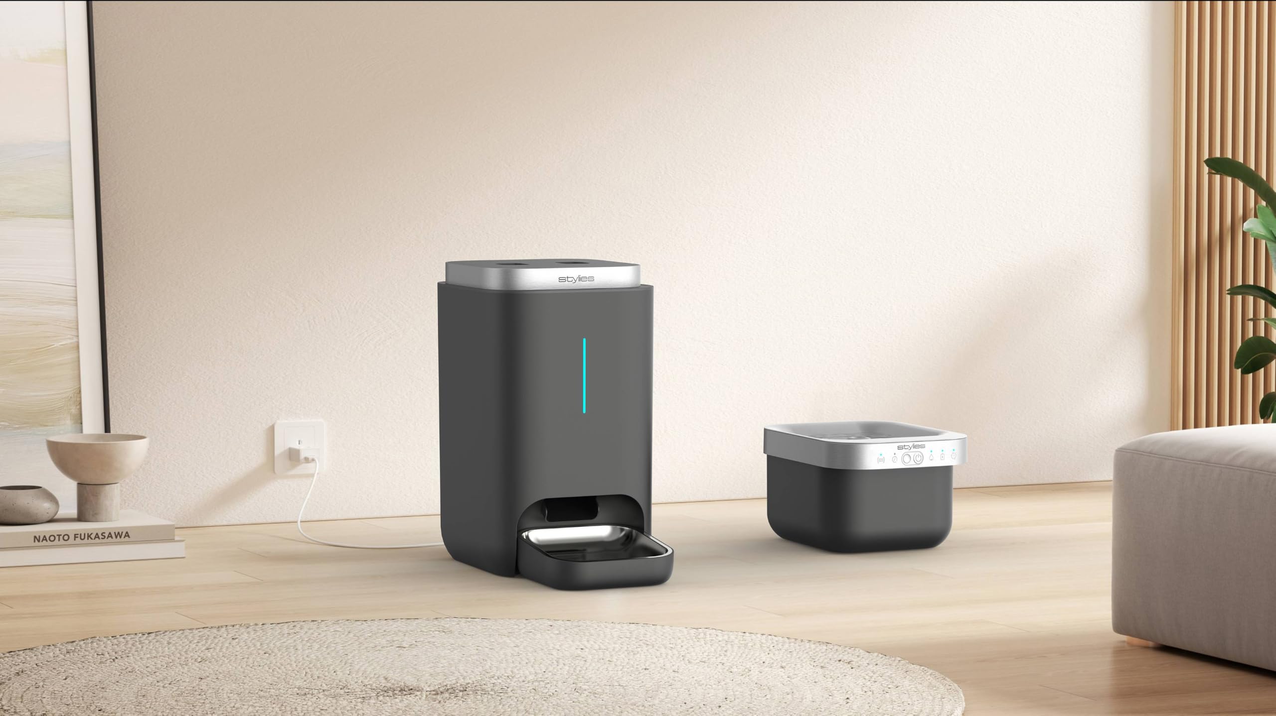 Cibus Comedero Automático para Gatos 4,5L con App WiFi y Cuenco de Acero | Hasta 10 comidas al día, porciones de pienso controladas desde la app y cuenco higiénico de acero inoxidable.
