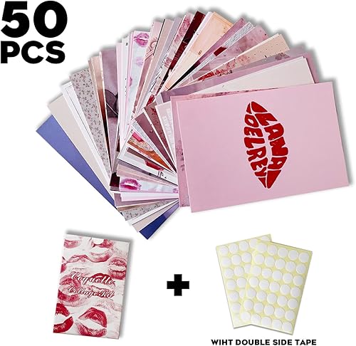 Miniatura 3 de TwoDays Estética de decoración de habitación de Coquette, kit de collage de pared de coqueta, 50 pósteres de coqueta (4 x 6 pulgadas), estética de