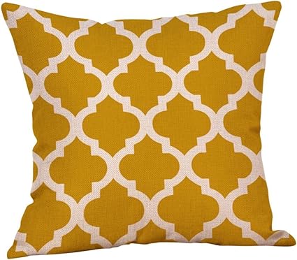 mustard pillow