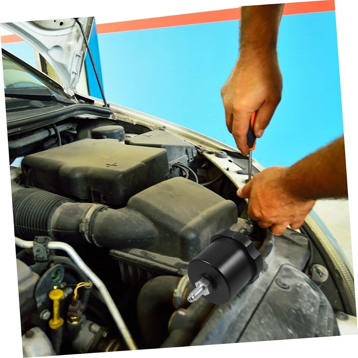 Hydraulic Brake Fluid Reservoir Tank Durable Oil Cup for Car Drift Easy Installation Black Color Essential for Automotive Modifications