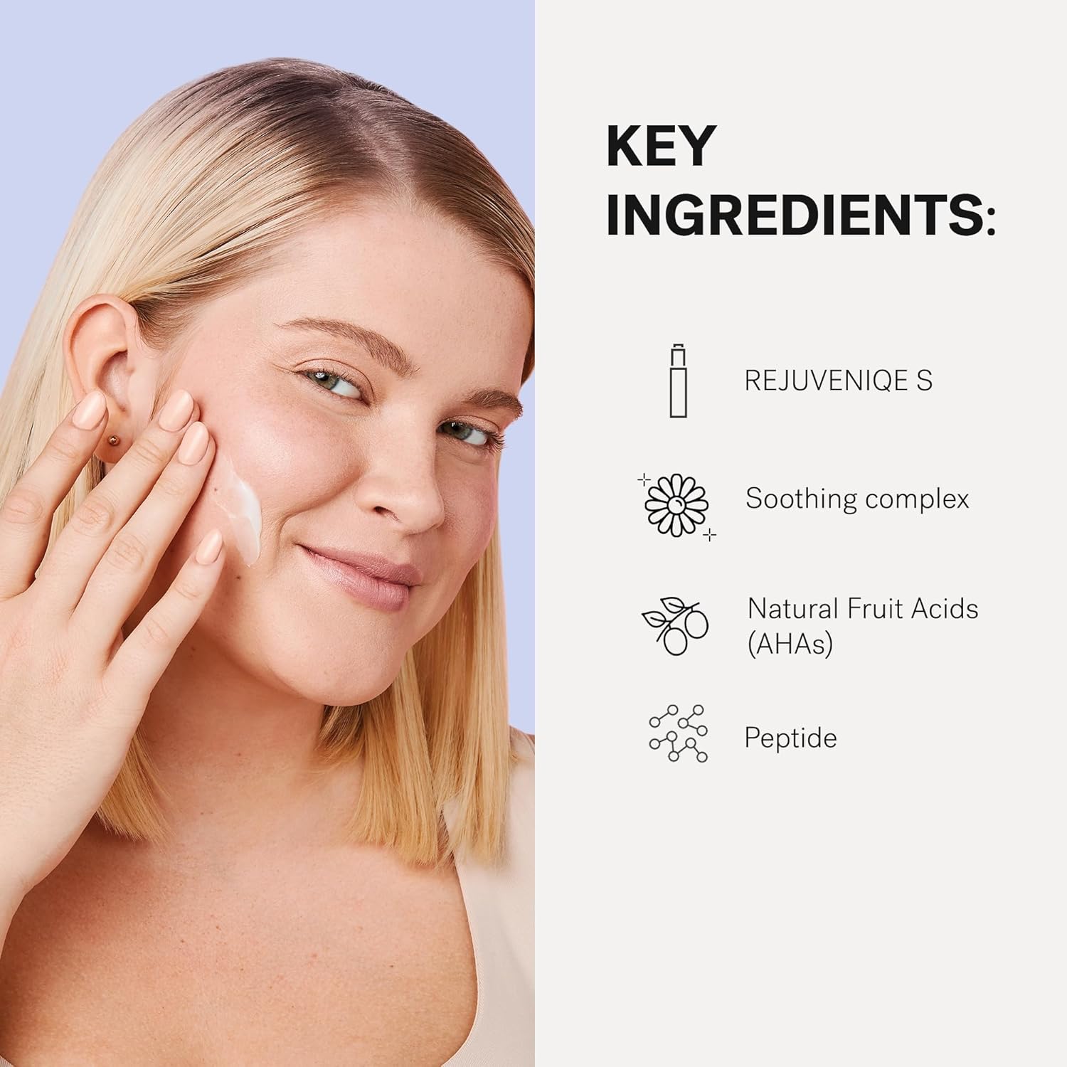Monat BE BALANCED System for Normal & Combination Skin - Brighten & Renew, Includes Foamy Cleanser, Revitalizing Essence, Age Control Nectar, Lightweight Moisturizer