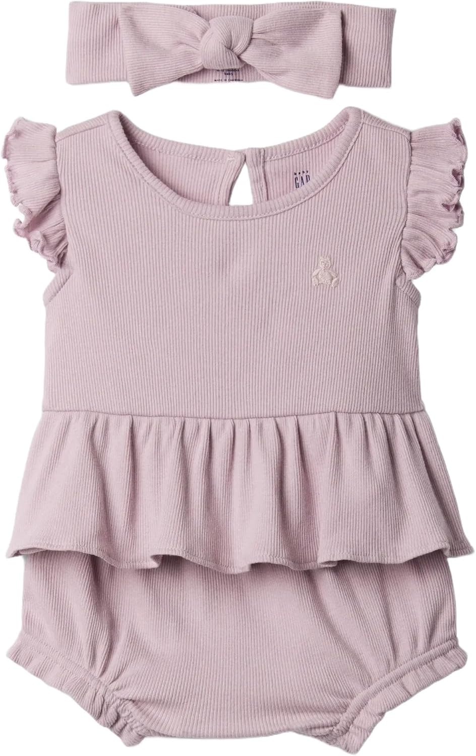 GAP Baby Girls' Headband Top and Short Set