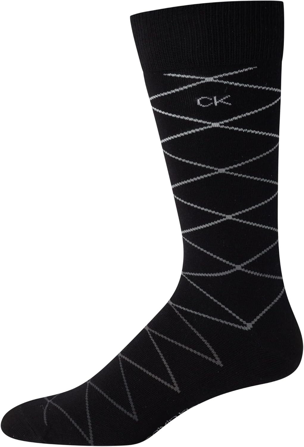 Calvin Klein Mens Crew Socks - 4 Pack Soft Cotton Blend Cushioned Crew Dress Socks for Men, for Formal, Casual and Work Wear - Image 6