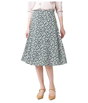 Amazon.co.jp: [ニューヨーカー] 小花プリント 美人フレア