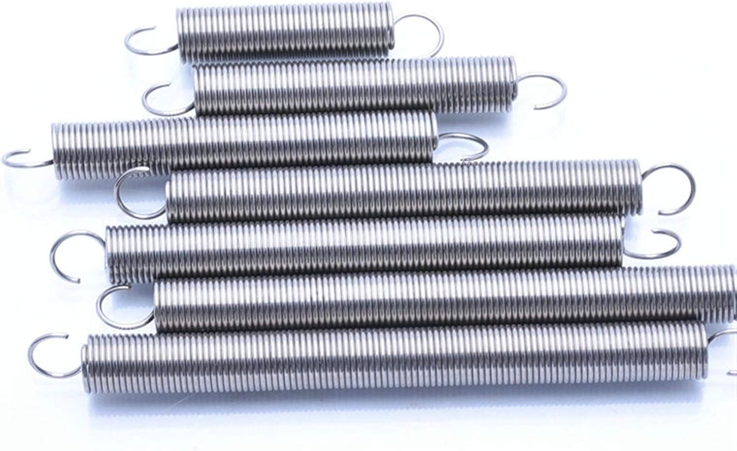PIOUIJ Springs, Tension Spring Stainless Steel Extension Coil Spring Wire Diameter 0.6mm Outer