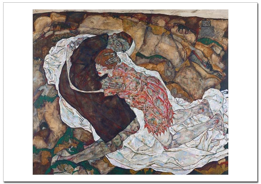 Amazon.co.jp: 世界の名画 エゴンシーレ 死と乙女Tod und