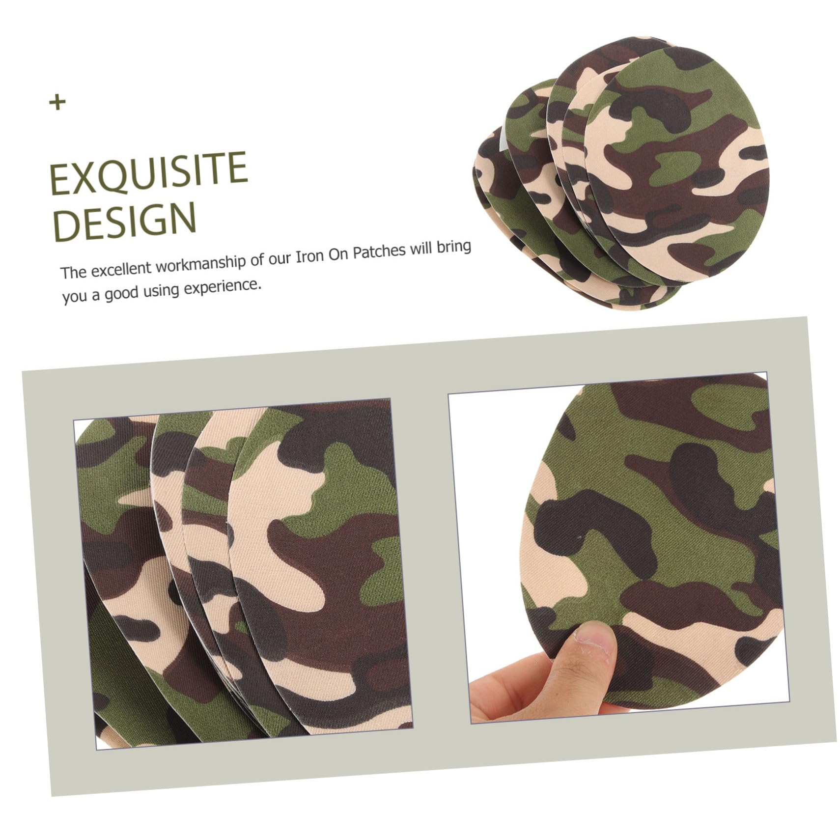 ARTIBETTER 5 Sätze Teiliges Von Bügelflicken Für Kleidung Camouflage Stoffaufnäher Zum Reparieren Für Jeans Jacken Taschen Und Mehr Einfach Anzubringen Und Langlebig 10 Stück * 5